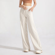 Women's High Waist Wide Leg Loose Fit Trousers - Sidiou Group