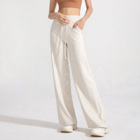 Women's High Waist Wide Leg Loose Fit Trousers - Sidiou Group
