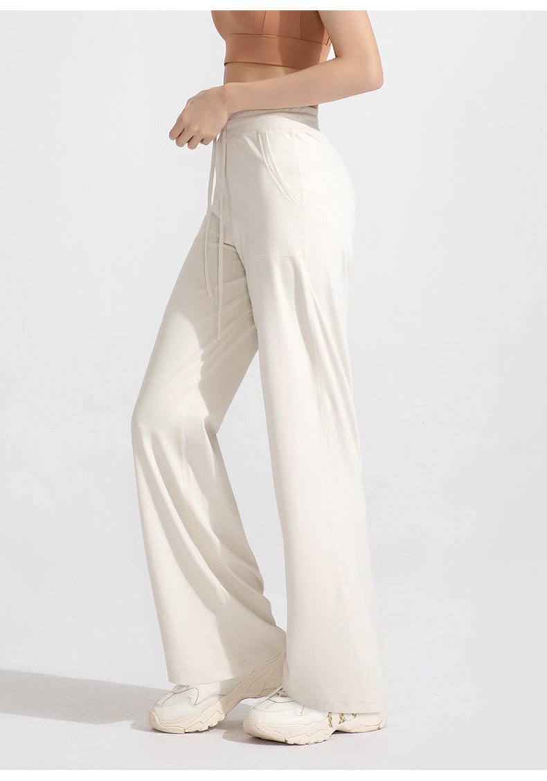 Women's High Waist Wide Leg Loose Fit Trousers - Sidiou Group