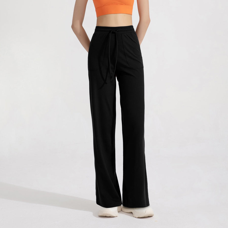 Women's High Waist Wide Leg Loose Fit Trousers - Sidiou Group