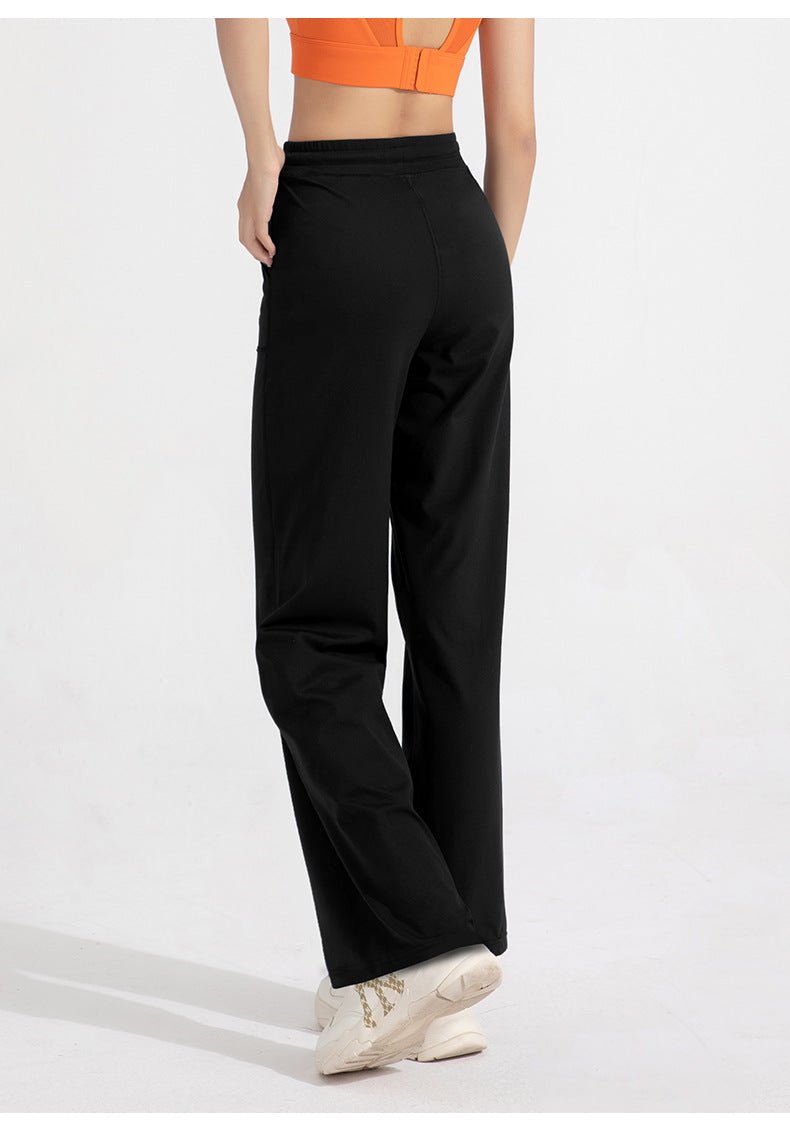 Women's High Waist Wide Leg Loose Fit Trousers - Sidiou Group