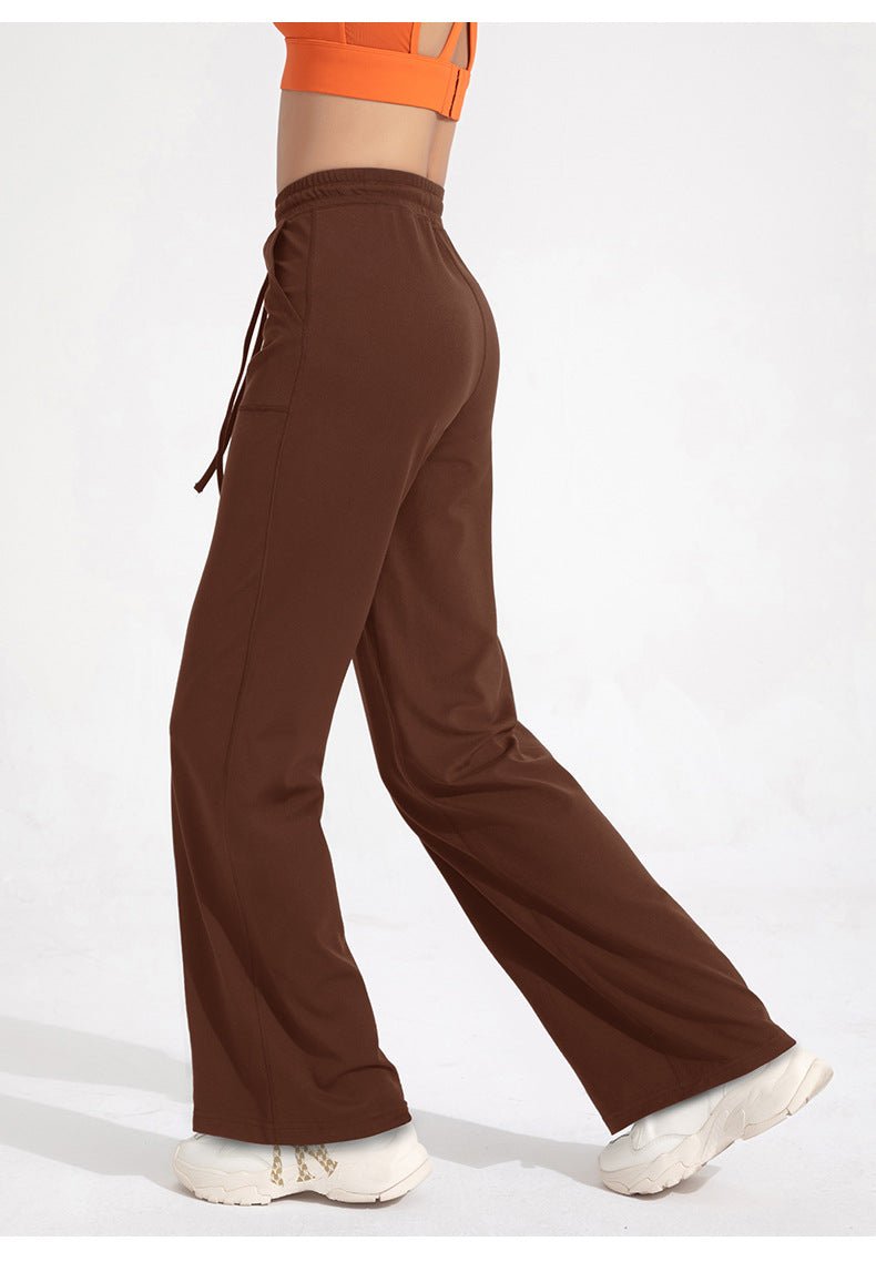 Women's High Waist Wide Leg Loose Fit Trousers - Sidiou Group