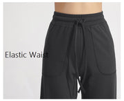 Women's High Waist Wide Leg Loose Fit Trousers - Sidiou Group