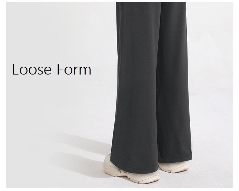 Women's High Waist Wide Leg Loose Fit Trousers - Sidiou Group