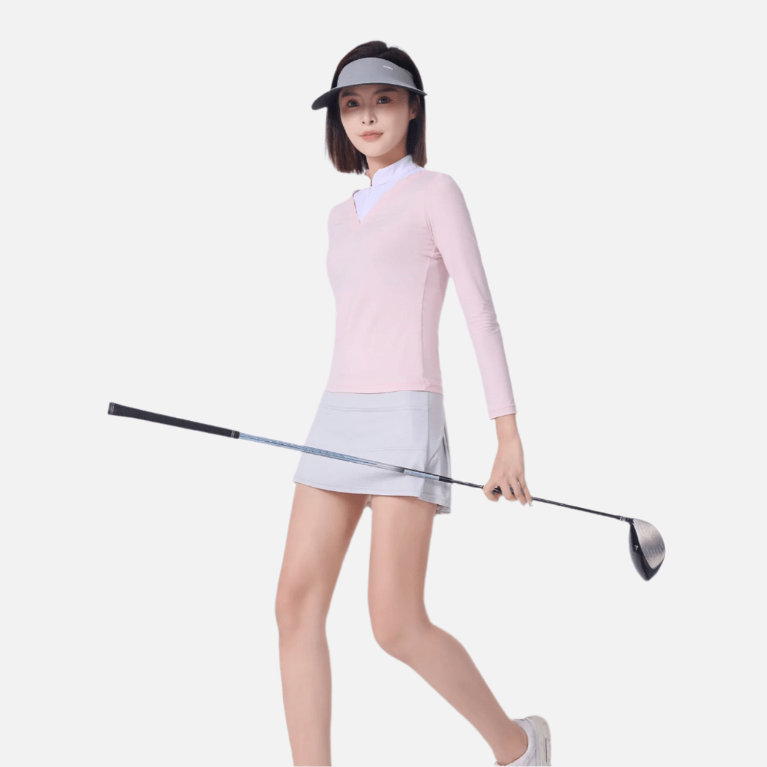 Women's High - Waisted Pleated Golf Skirt - Sidiou Group