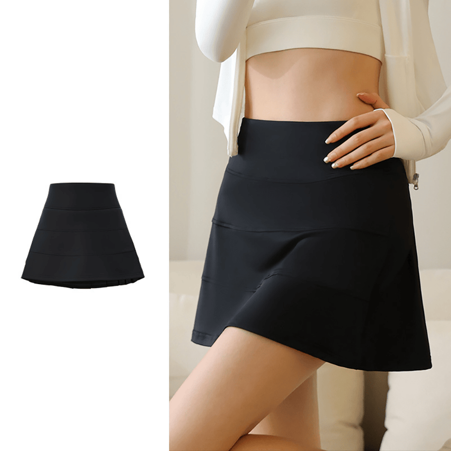 Women's High - Waisted Pleated Golf Skirt - Sidiou Group