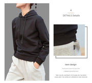 Women's Hooded Pullstring Sweatshirt - Sidiou Group