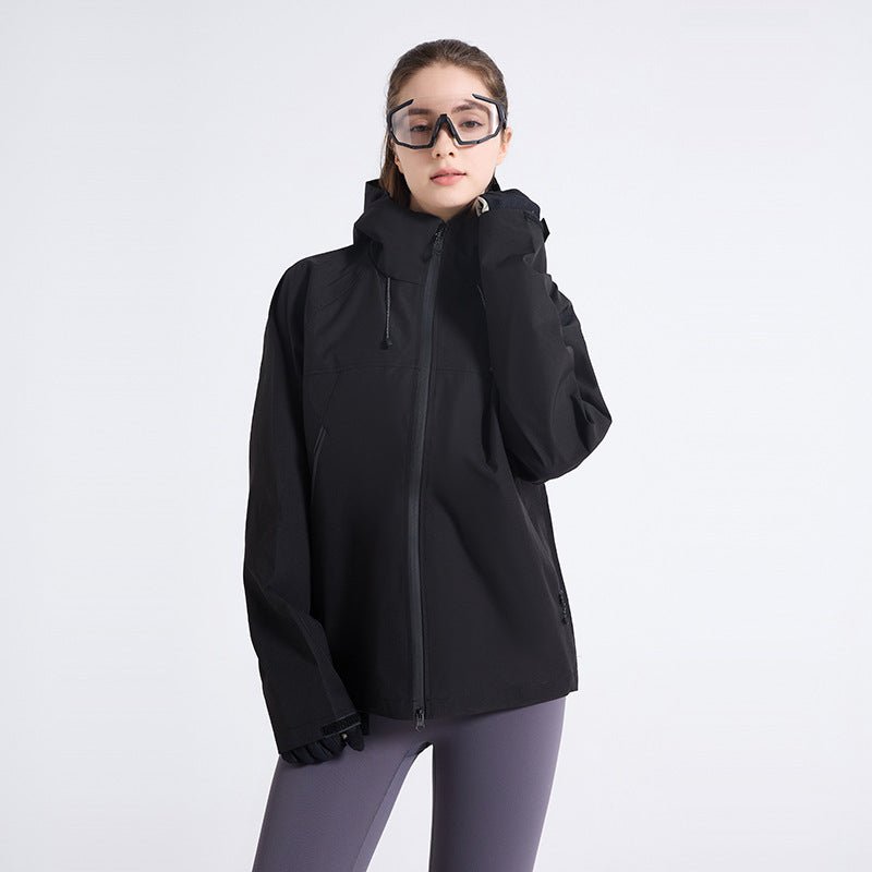 Women's Hooded Windbreaker Jacket - Sidiou Group