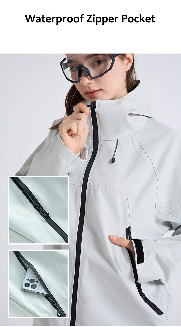 Women's Hooded Windbreaker Jacket - Sidiou Group