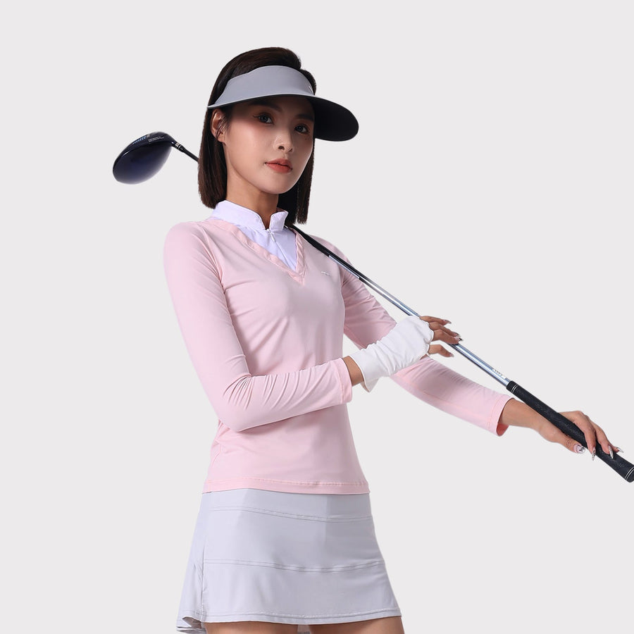 Women's Ice Silk Sun Protection Golf Top - Sidiou Group