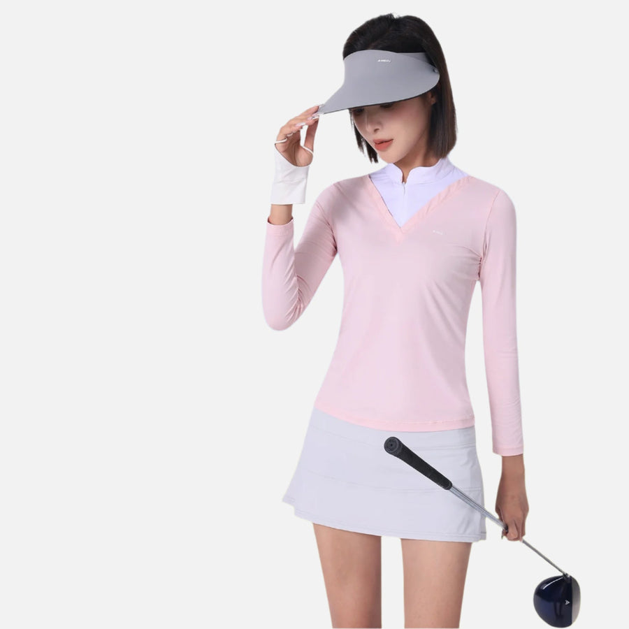 Women's Ice Silk Sun Protection Golf Top - Sidiou Group