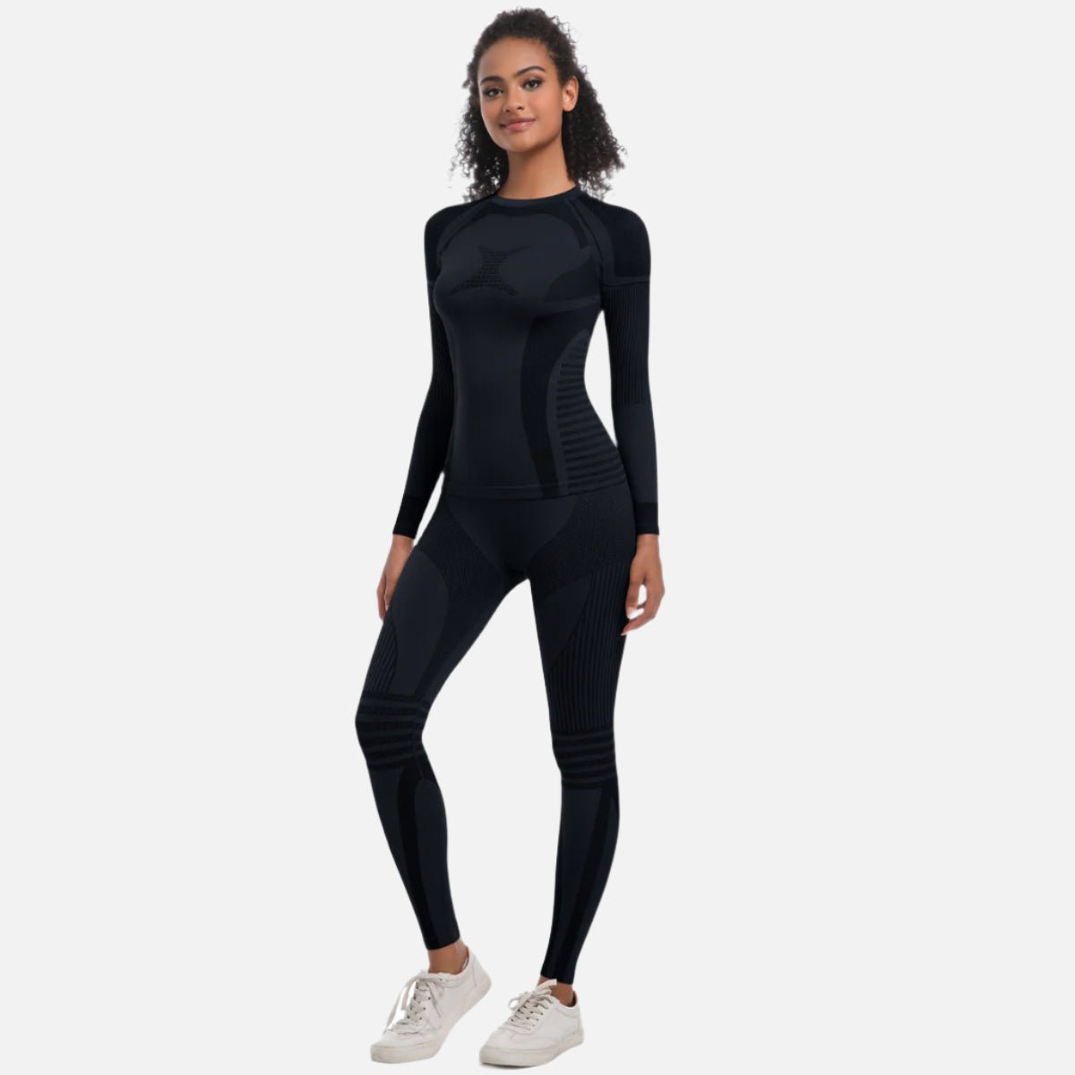 Women's Knitted High - elasitc Yoga Set - Sidiou Group