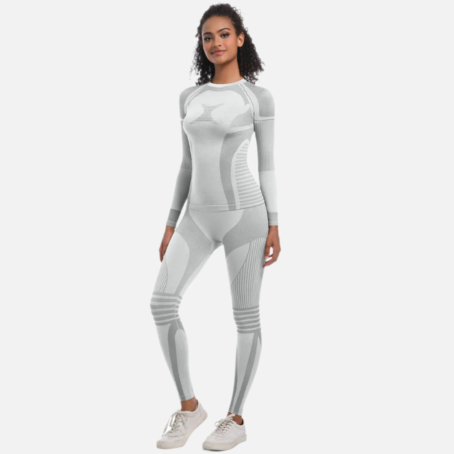 Women's Knitted High - elasitc Yoga Set - Sidiou Group