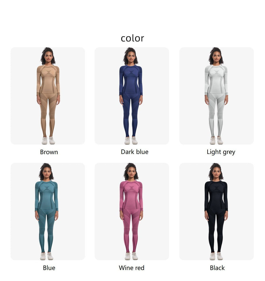 Women's Knitted High - elasitc Yoga Set - Sidiou Group