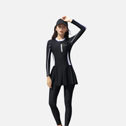Women's Long Sleeve Skirted Rash Guard - Sidiou Group