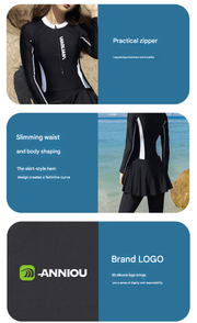 Women's Long Sleeve Skirted Rash Guard - Sidiou Group