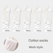 Women's Mesh Cotton Ankle Socks - Sidiou Group