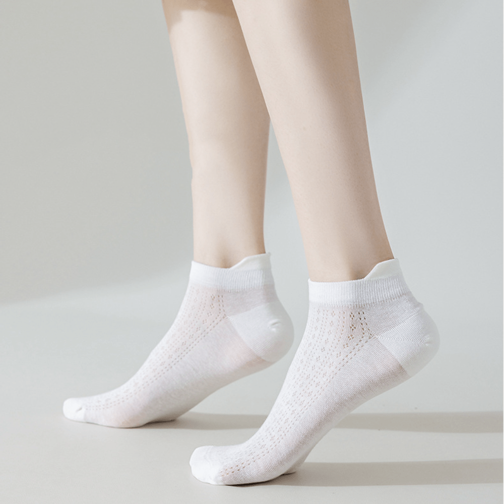 Women's Mesh Cotton Ankle Socks - Sidiou Group