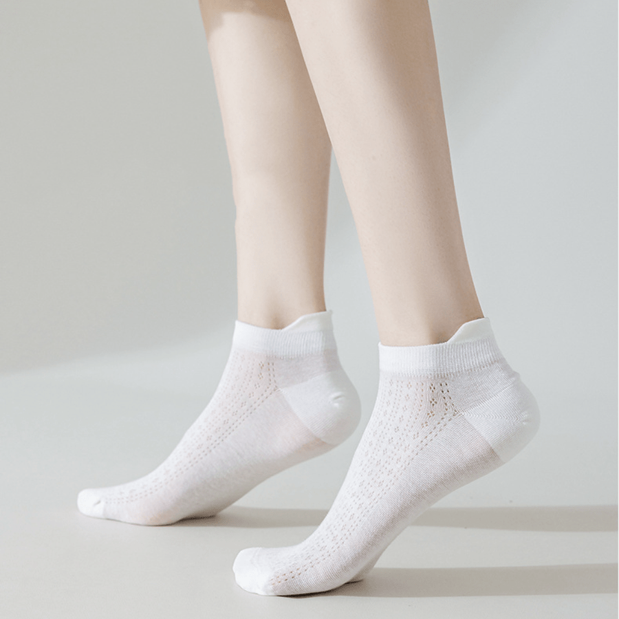Women's Mesh Cotton Ankle Socks - Sidiou Group