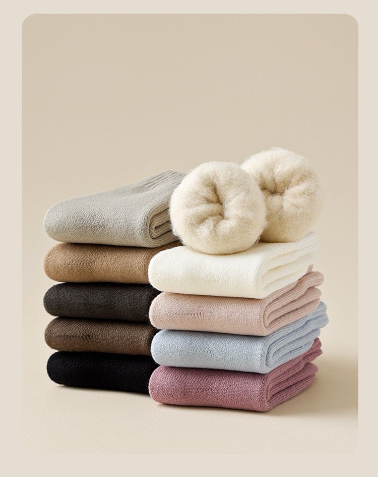 Women's Mid Calf Fleece Socks - Sidiou Group