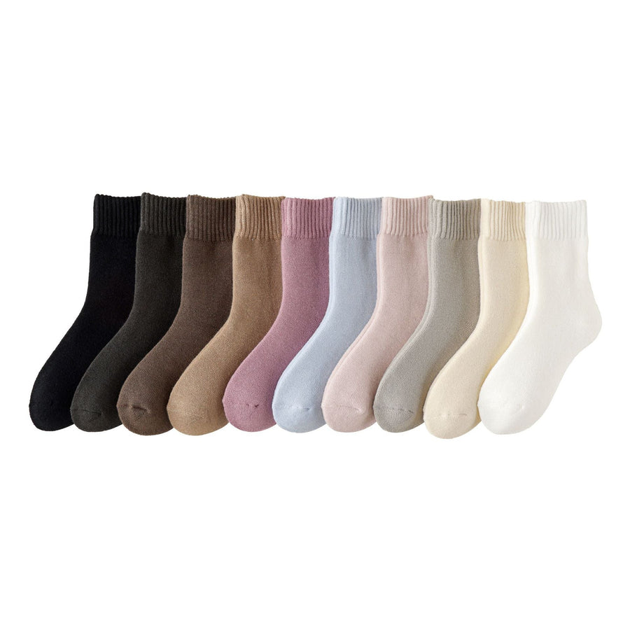Women's Mid Calf Fleece Socks - Sidiou Group