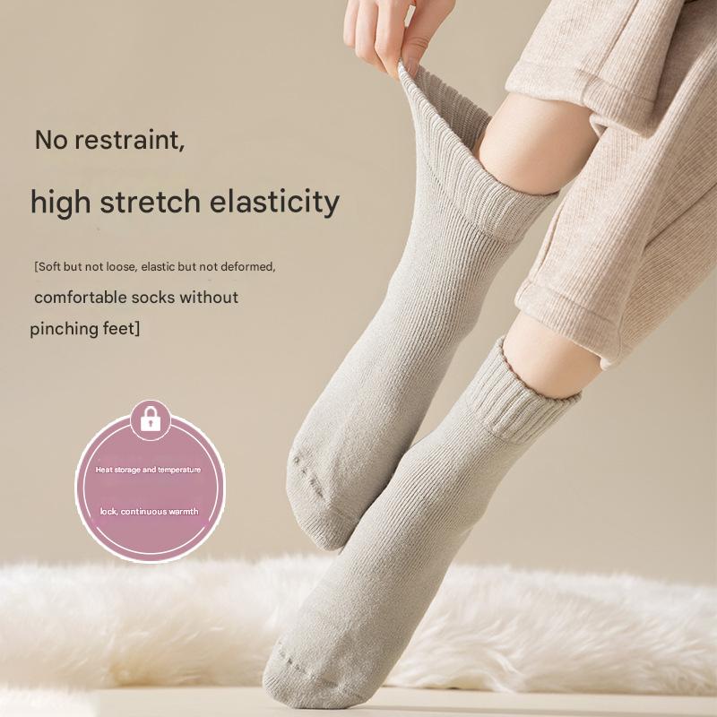 Women's Mid Calf Fleece Socks - Sidiou Group