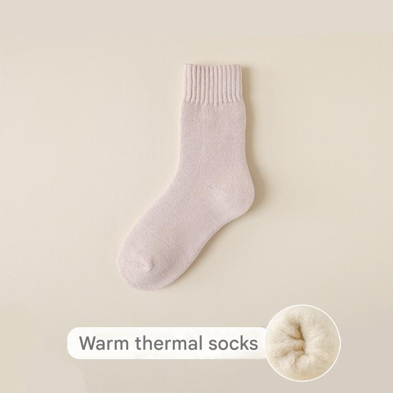 Women's Mid Calf Fleece Socks - Sidiou Group