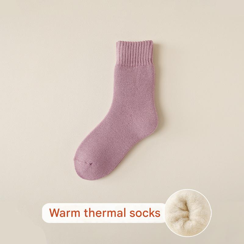 Women's Mid Calf Fleece Socks - Sidiou Group