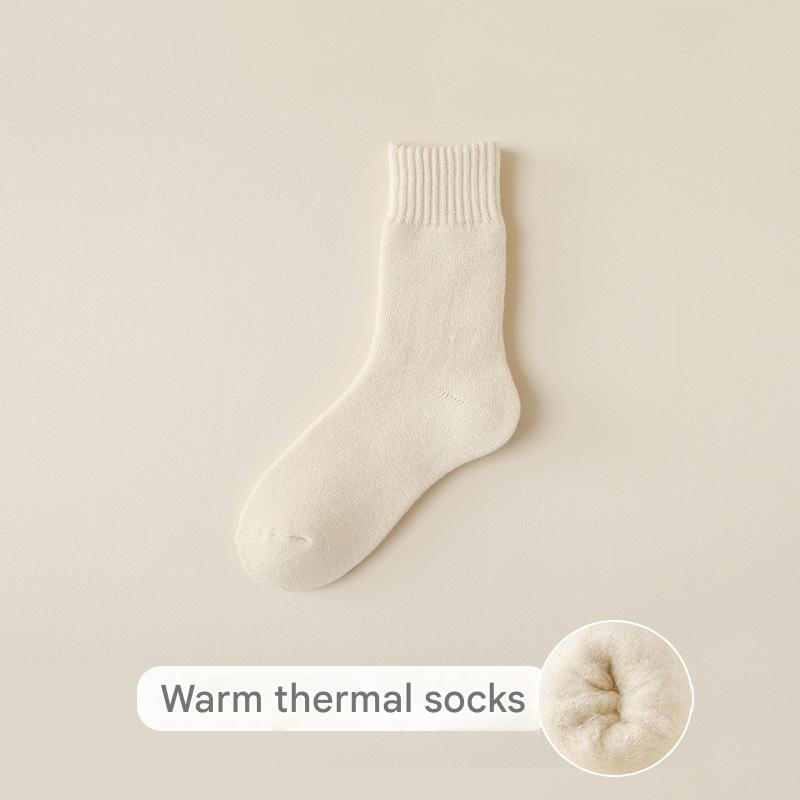 Women's Mid Calf Fleece Socks - Sidiou Group