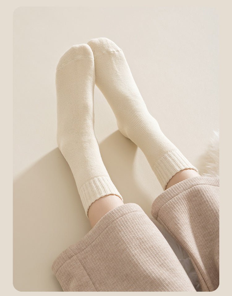 Women's Mid Calf Fleece Socks - Sidiou Group