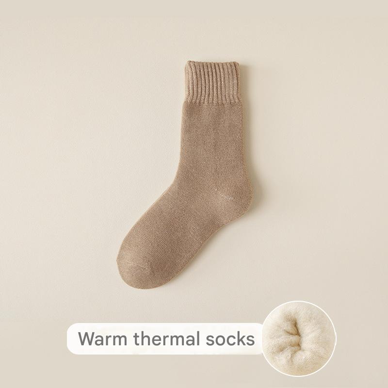 Women's Mid Calf Fleece Socks - Sidiou Group