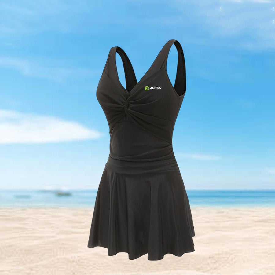Women‘s One - piece Plus Size Swimming Dress - Sidiou Group
