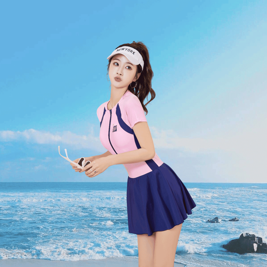Women's One - Piece Swimdress - Sidiou Group
