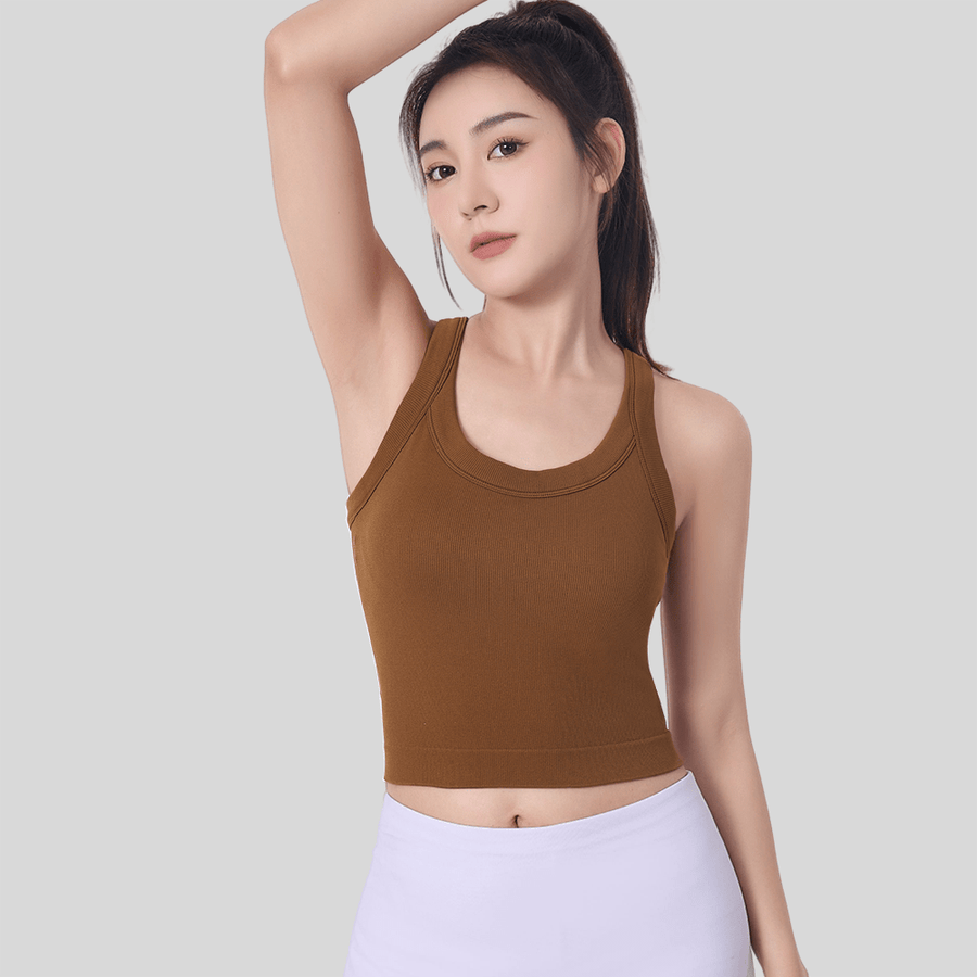 Women’s Padded Sports Bra Tank - Sidiou Group