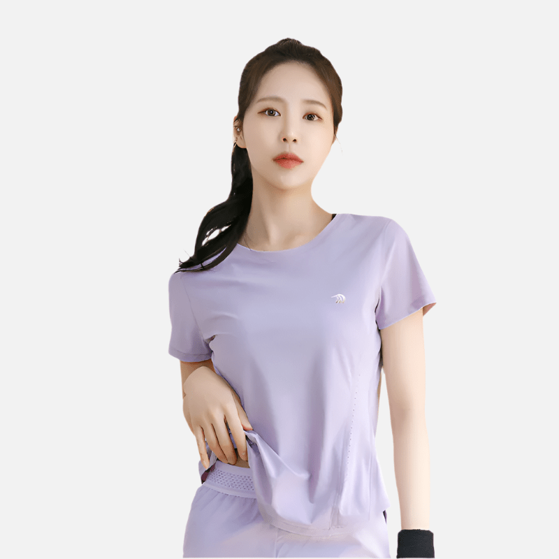 Women's Quick - drying Slim Fit Yoga T-shirts - Sidiou Group