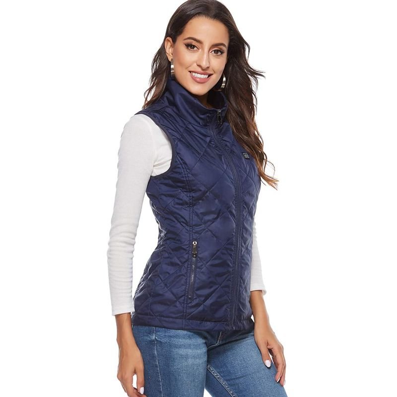 Women's Quilted Heated Vest - Sidiou Group
