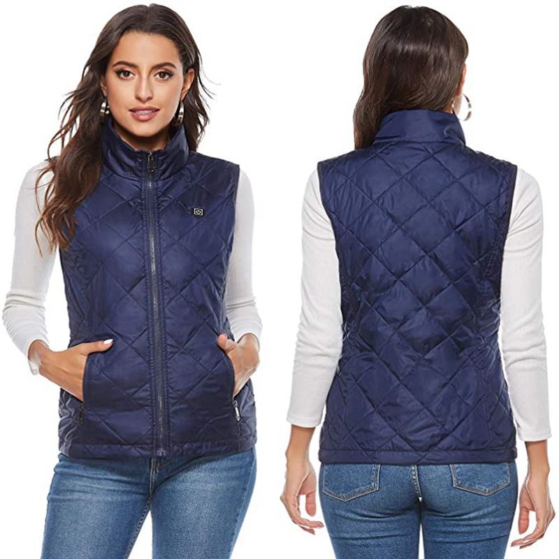 Women's Quilted Heated Vest - Sidiou Group