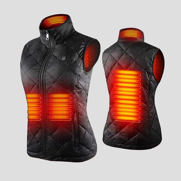 4 area Women's Quilted Heated Vest 