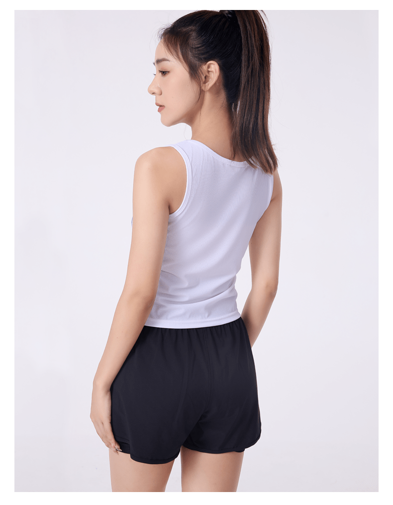 Women's Ribbed Athletic Tank Top - Sidiou Group