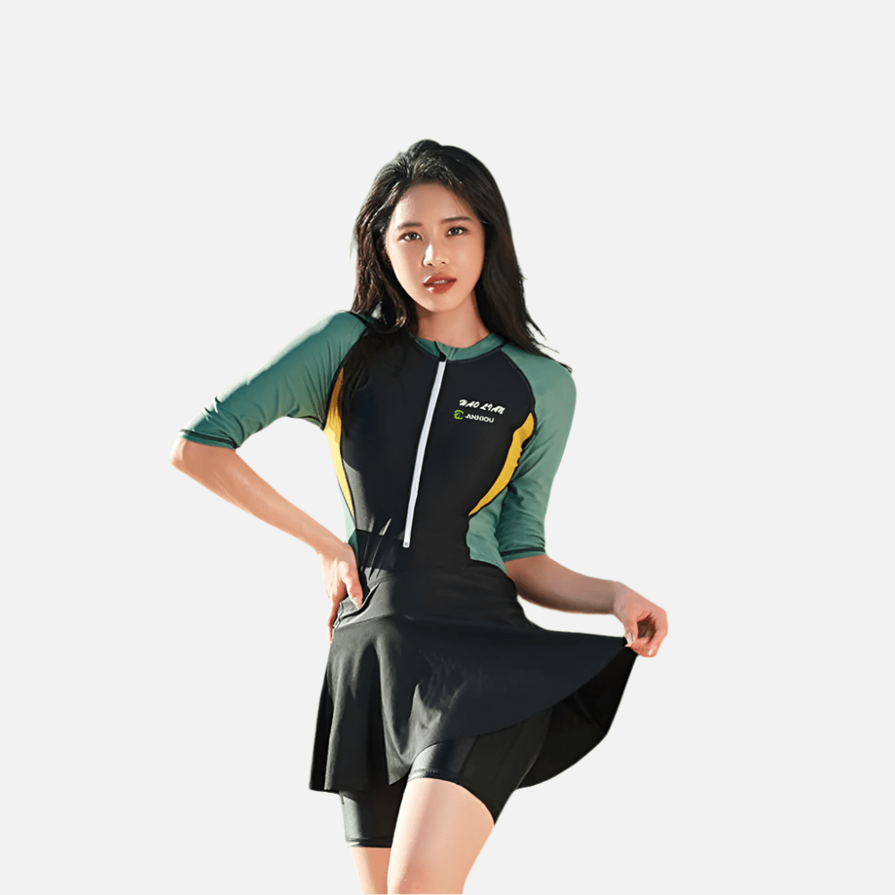 Women’s Short One - Piece Rash Guard - Sidiou Group