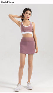 Women's Split Tennis Skirt - Sidiou Group