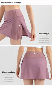 Women's Split Tennis Skirt - Sidiou Group