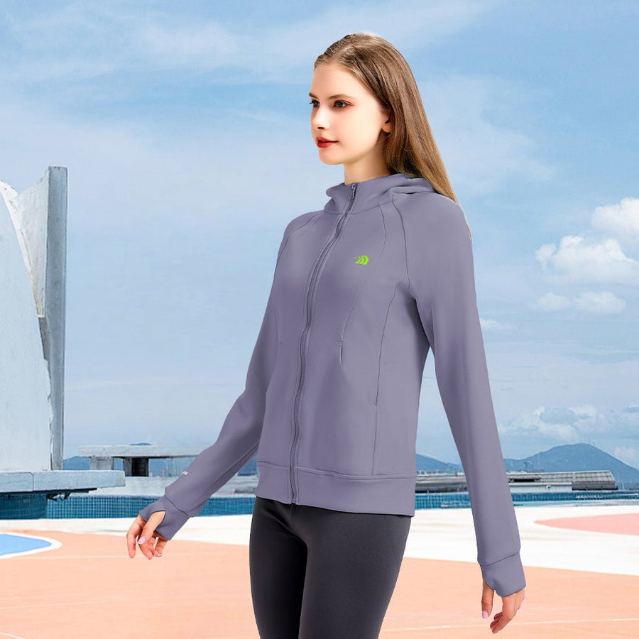 Women's Sports Zip - up Hoodie - Sidiou Group