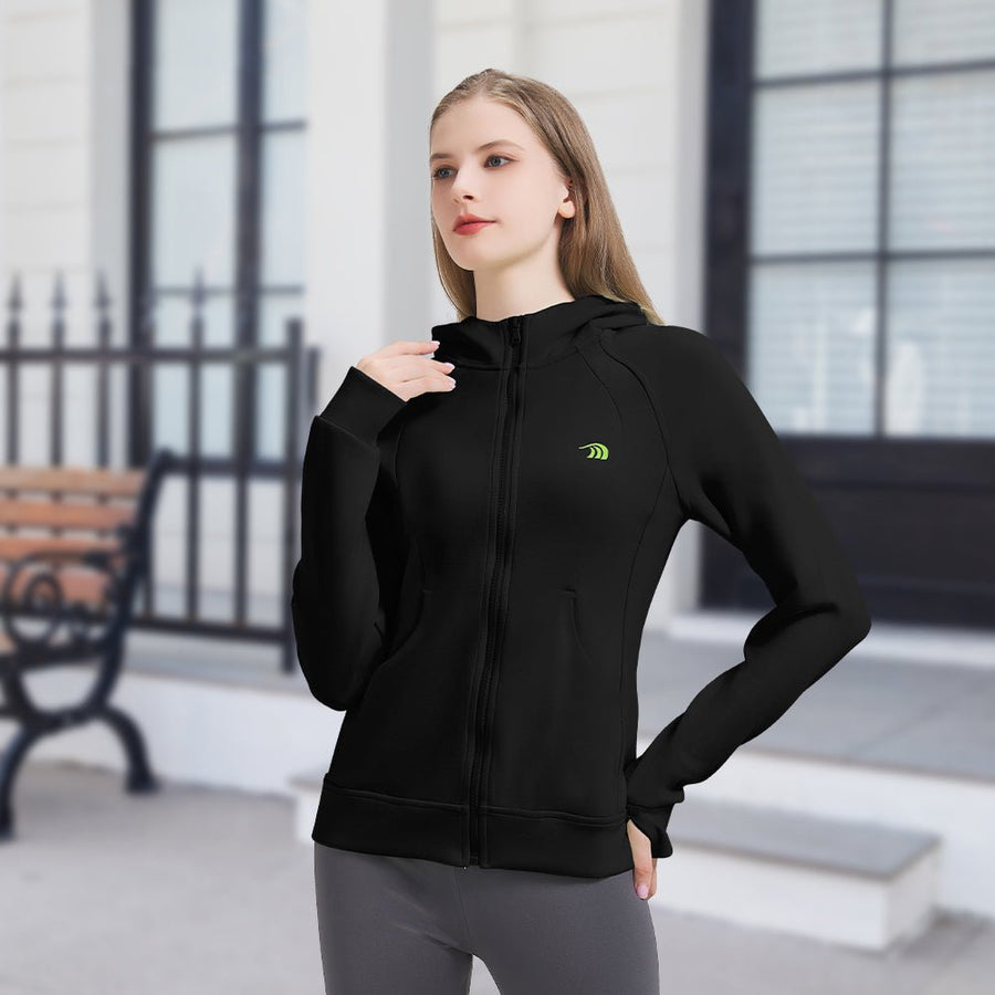 Women's Sports Zip - up Hoodie - Sidiou Group