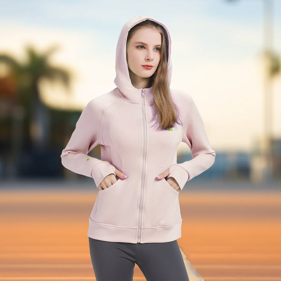 Women's Sports Zip - up Hoodie - Sidiou Group