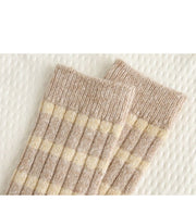 Women's Striped Wool Socks - Sidiou Group