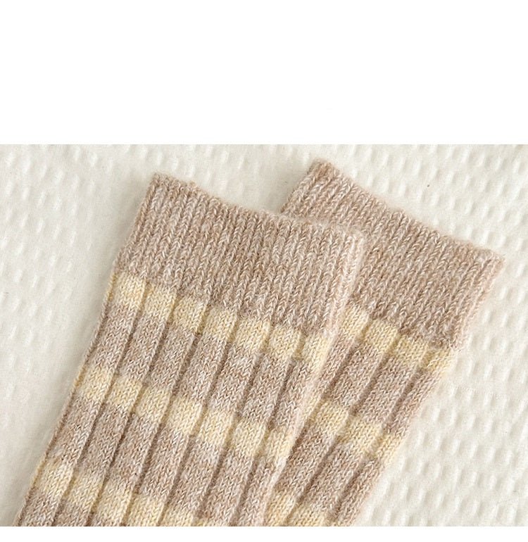 Women's Striped Wool Socks - Sidiou Group