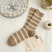 Women's Striped Wool Socks - Sidiou Group