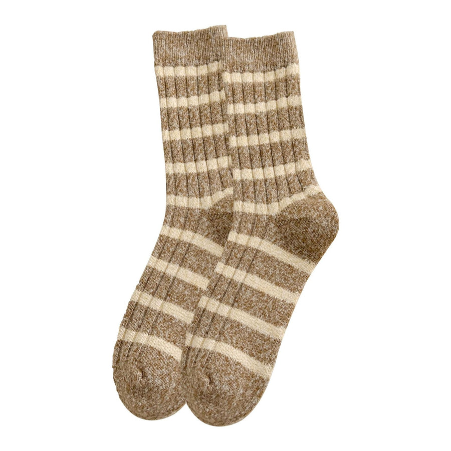 Women's Striped Wool Socks - Sidiou Group