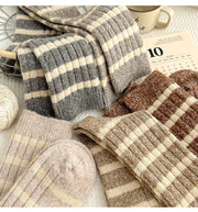 Women's Striped Wool Socks - Sidiou Group